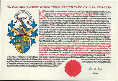 New Arms Matriculation