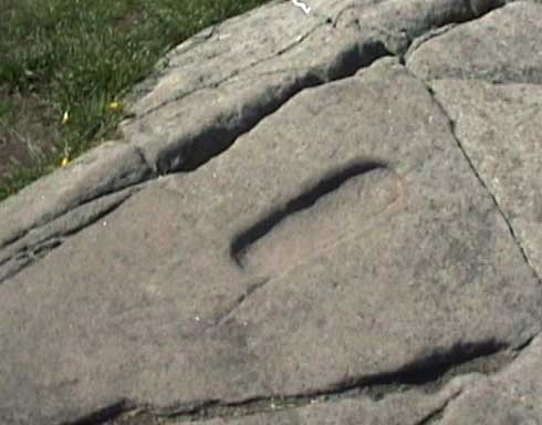 Dunadd foot indentation