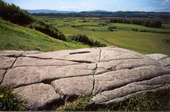 View of Dunadd hill