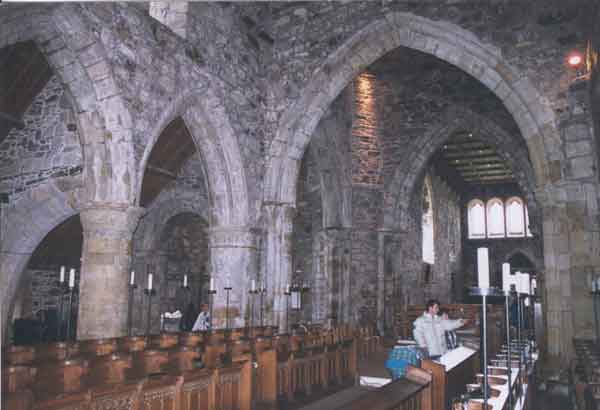 Inside the abby