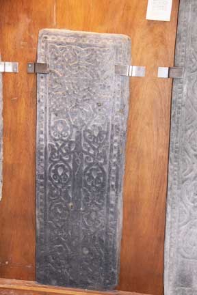 Smaller black slate stone