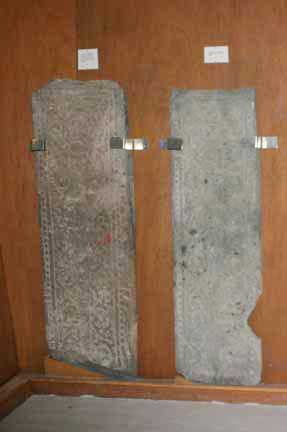 East wall last stones