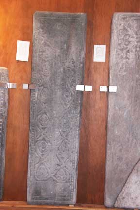 Black slate stone