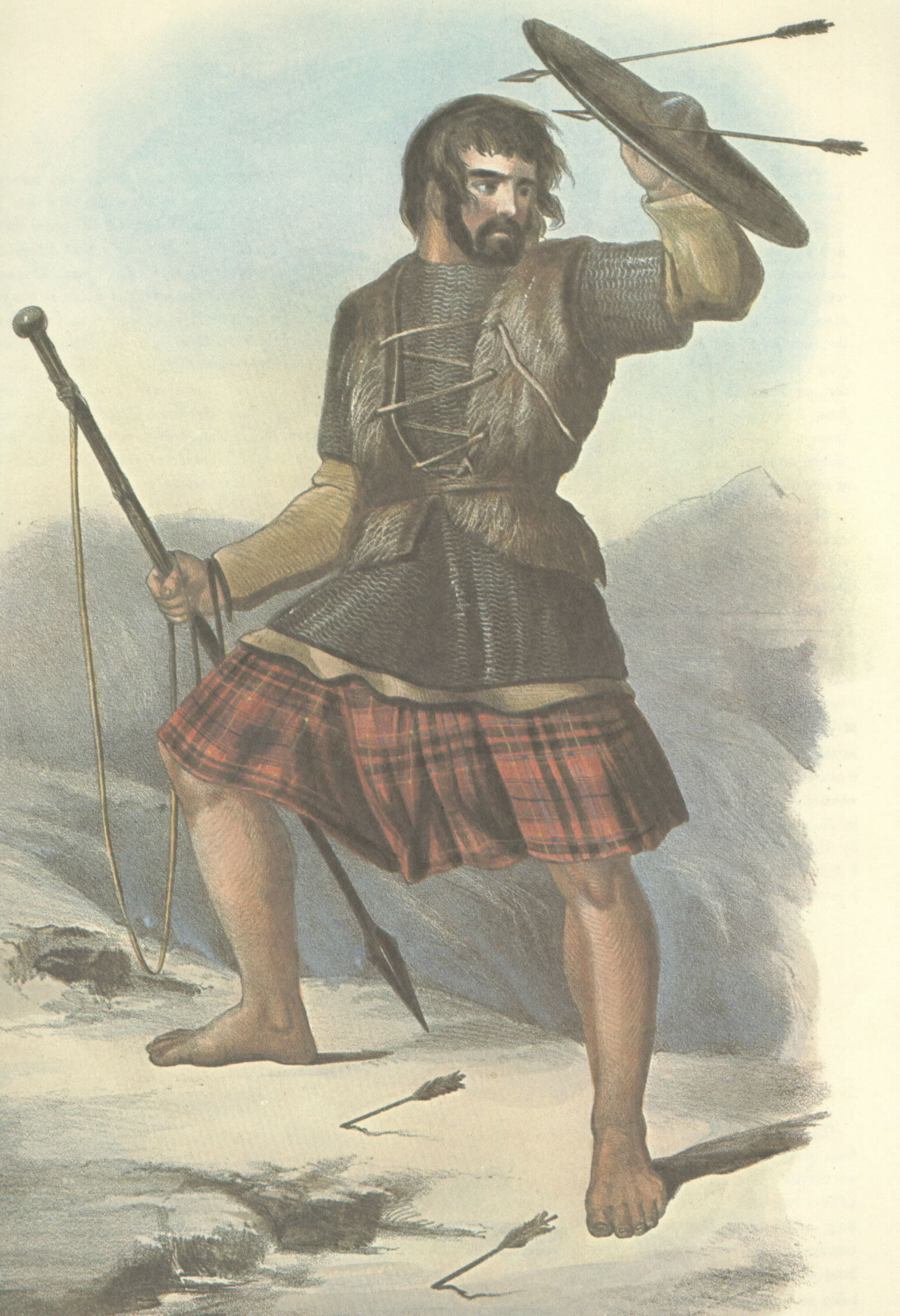 Clan MacInnes bow warrior